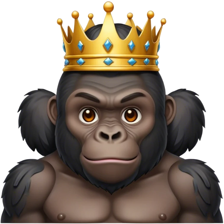 Gorrila king emoji