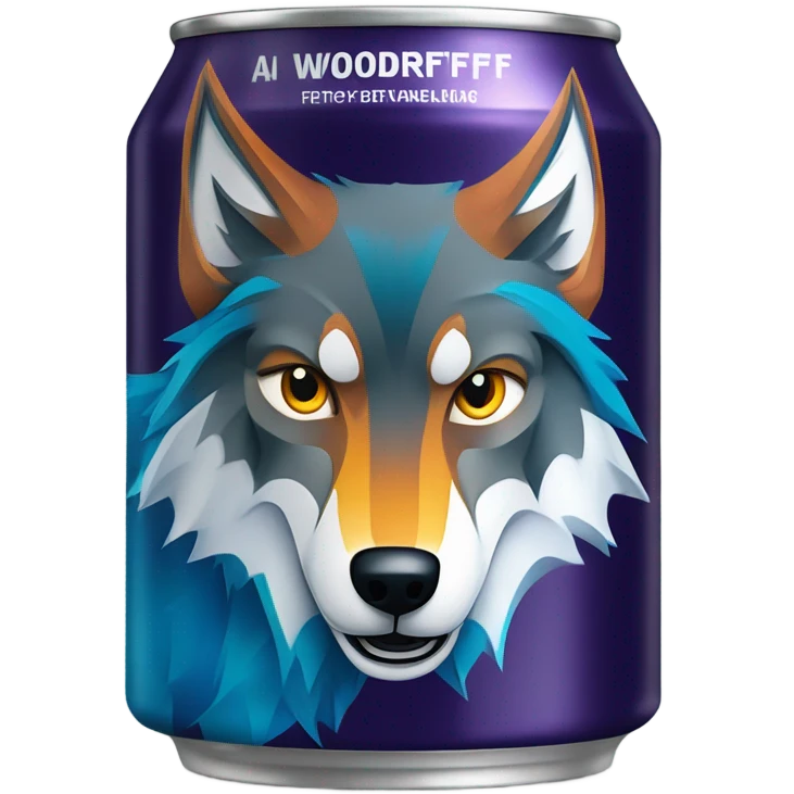 Woodruff wolf Energy Drink  emoji