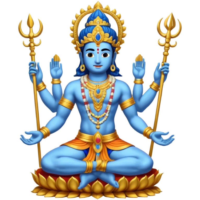 combined form of Bhagwan Vishnu 10 avatars. emoji