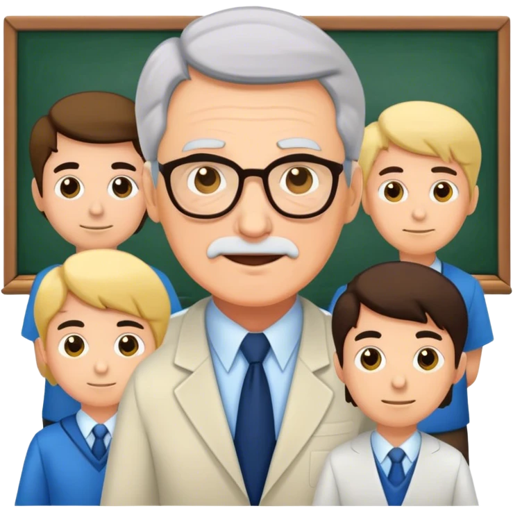 older male school class emoji