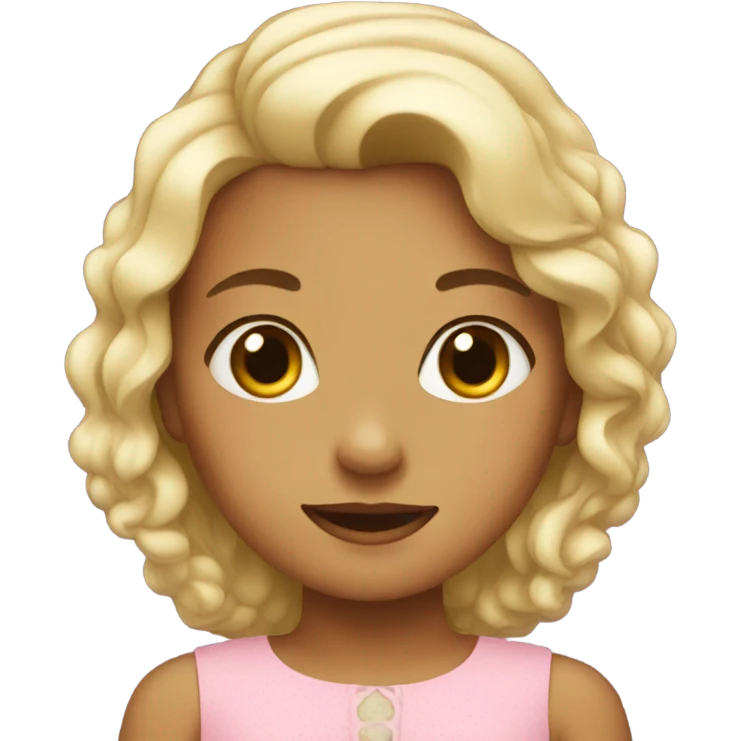 a girl in a dress emoji