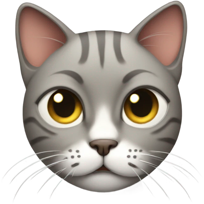 Annoyed cat emoji