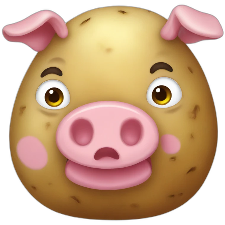 Potato pig emoji