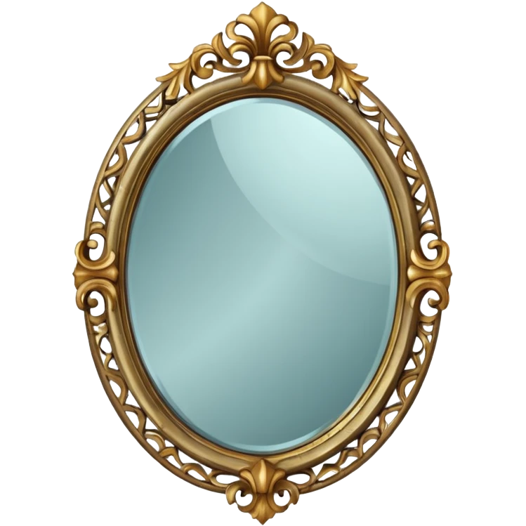 Aesthetic old mirror vintage emoji
