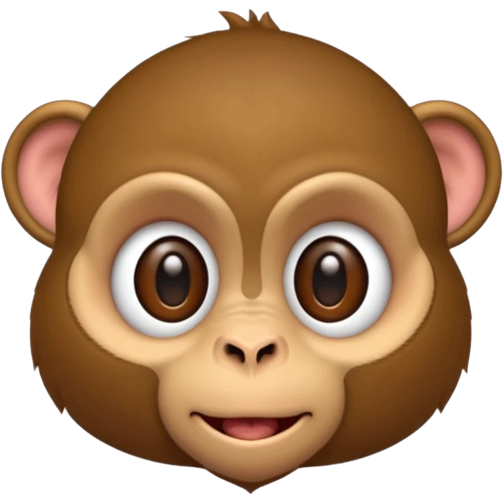 playful monkey emoji with the facial expression of rolling eyes, merging both emojis emoji