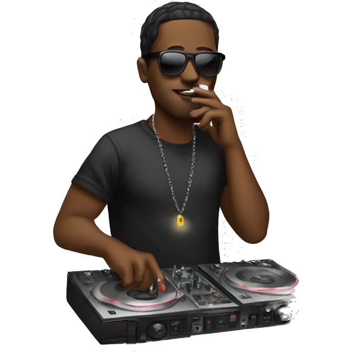 Dj smoking emoji