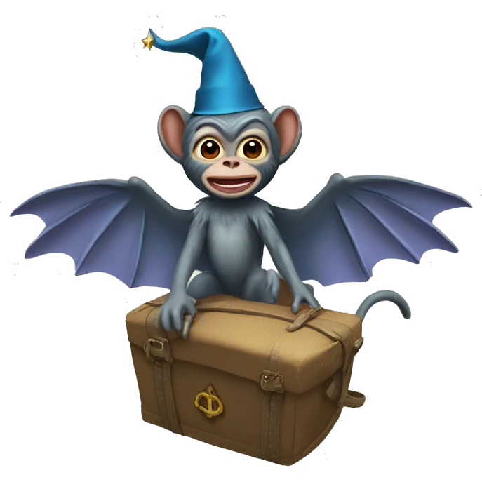 Wizard of oz flying monkey emoji