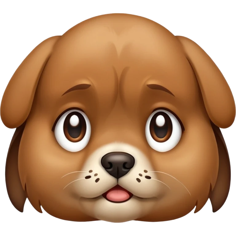 우는 강아지 emoji