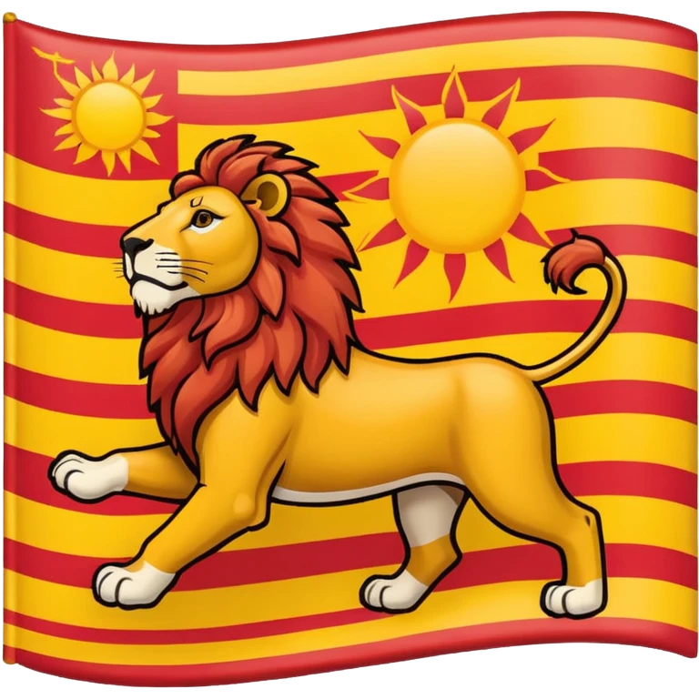 پرچم شیر و خورشید emoji