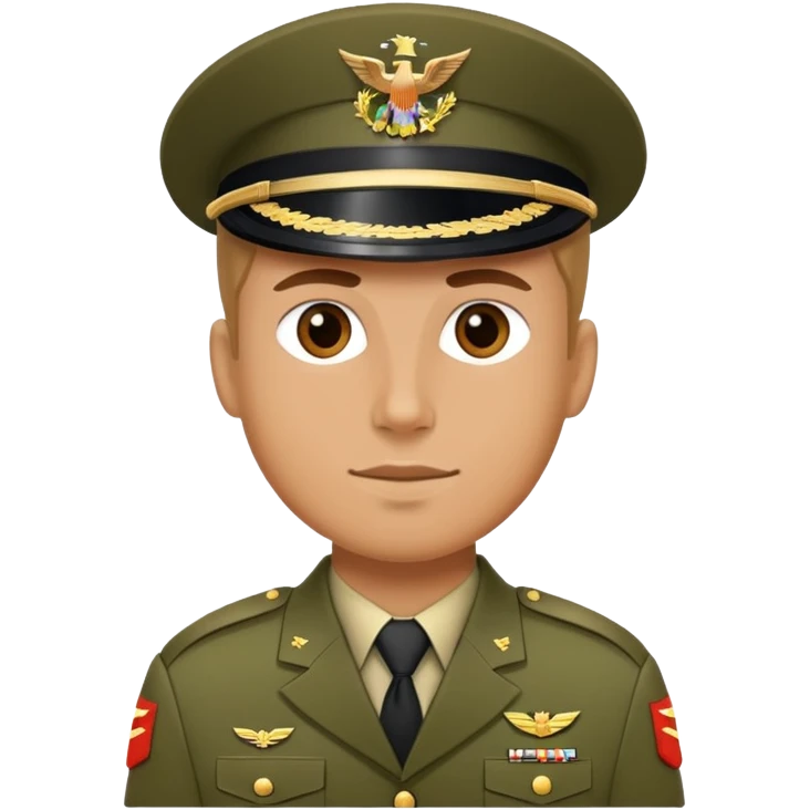 military soldier in uniform emoji
