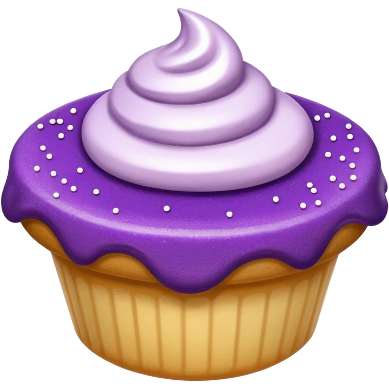 doce branco e roxo emoji