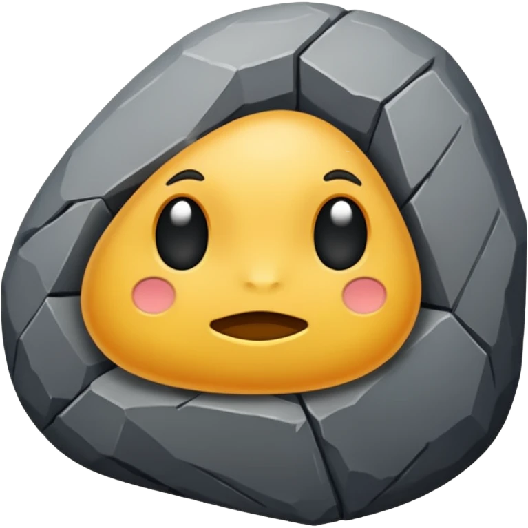 Rock emoji