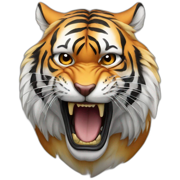 tiger eat eagle emoji