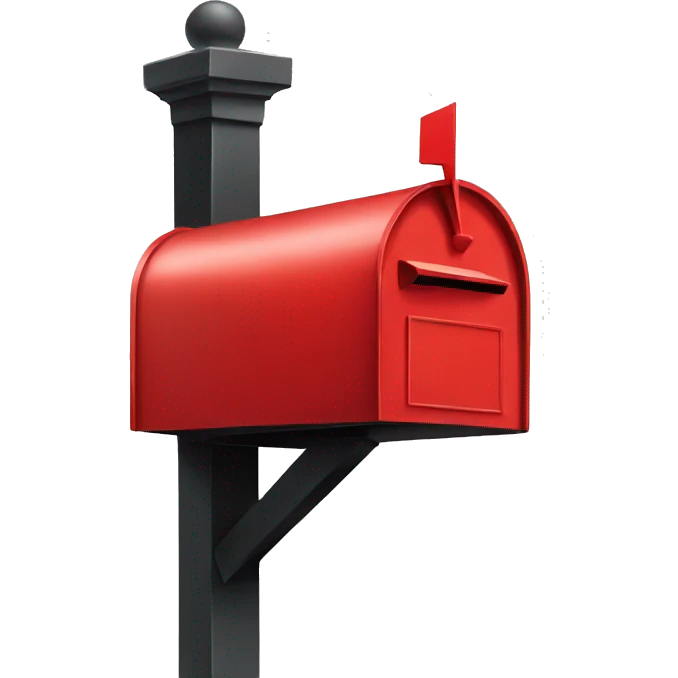 red mailbox emoji