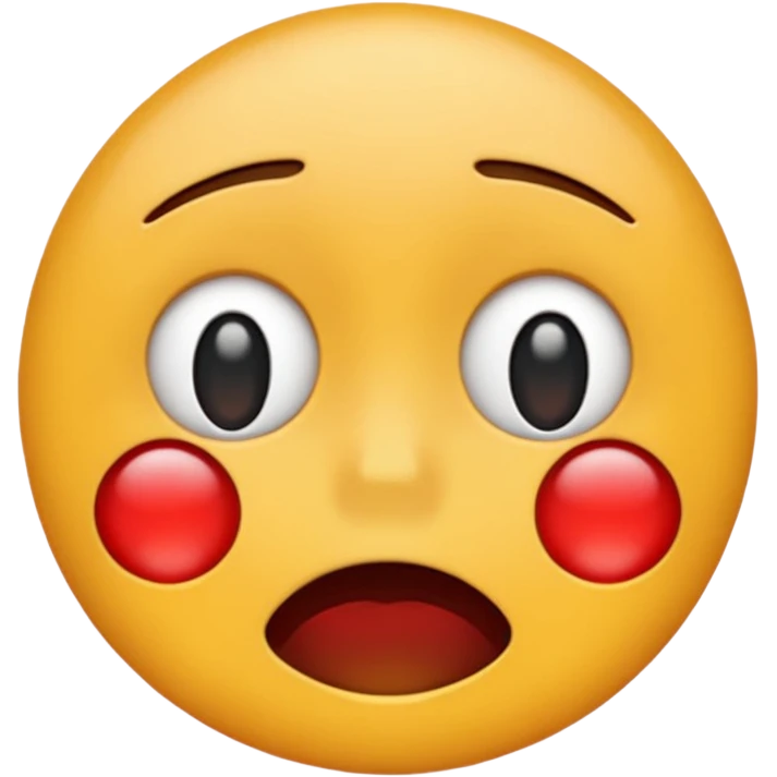Sobbing emoji but replace blue with red emoji