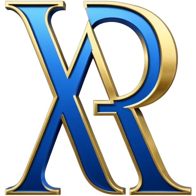 Bold Black-Blue-White-Gold Font Letter “A” emoji