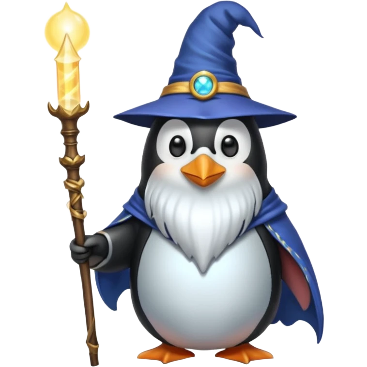 Penguin Wizard emoji