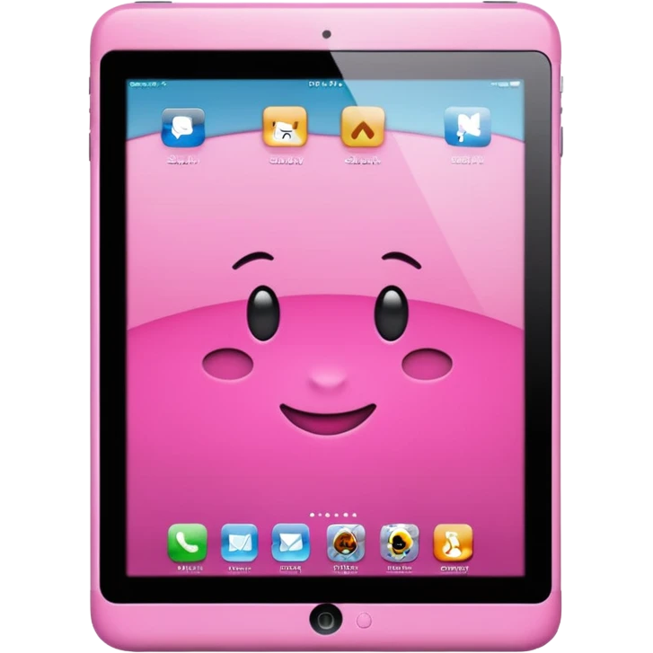 pink ipad  emoji