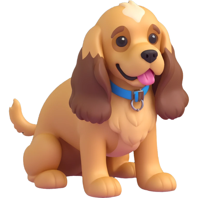 cocker spaniel dog emoji