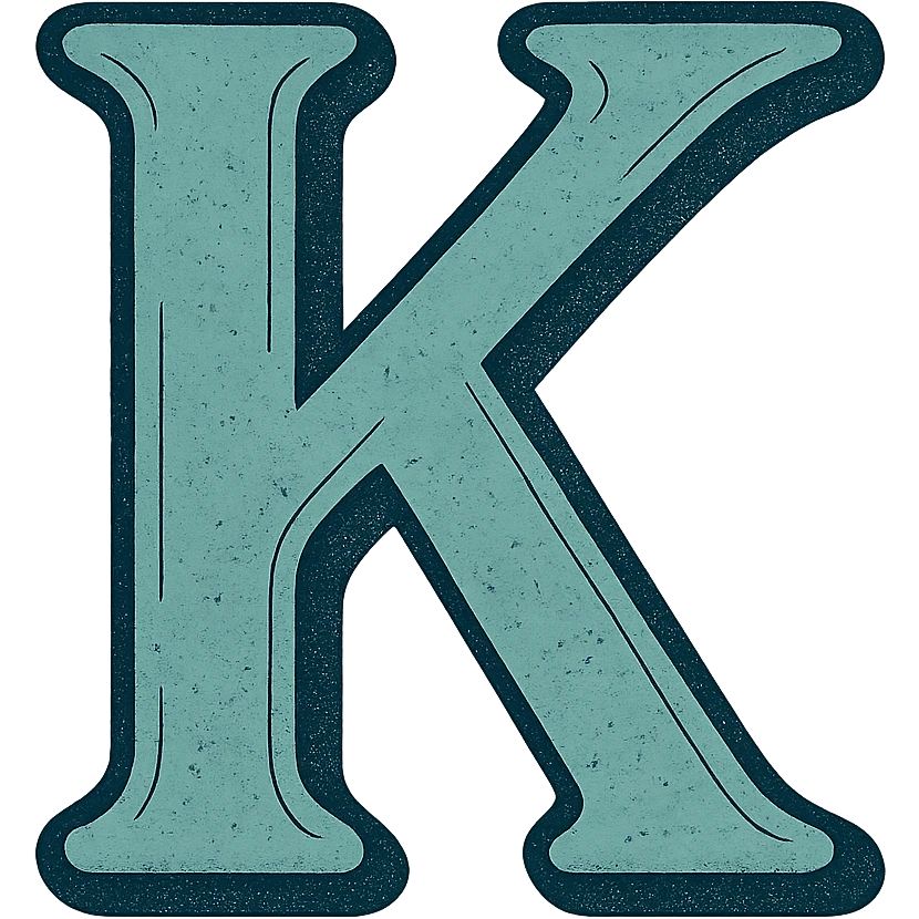 К in the style of the provided example emoji