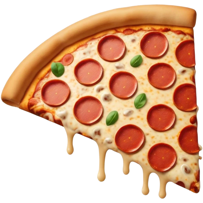 Dog with pizza  emoji