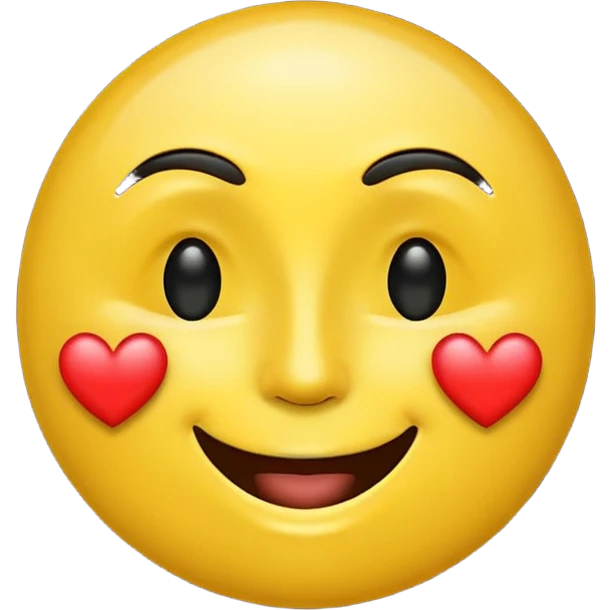 Kiss emoji with peace sing emoji