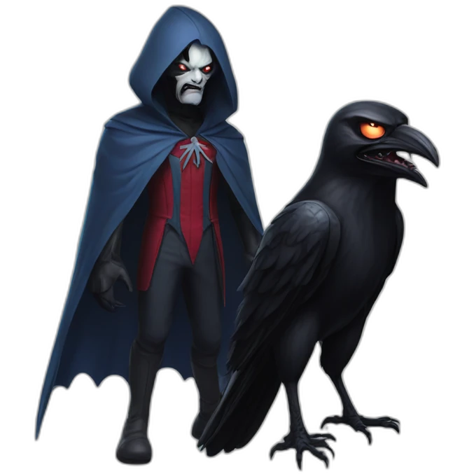 morbius and crow emoji