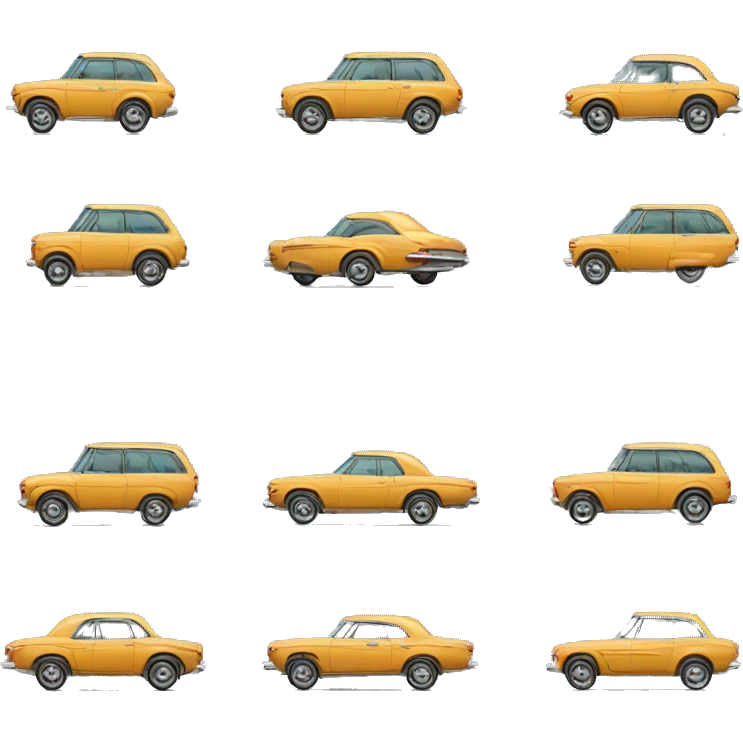 automobile emotion sad emoji