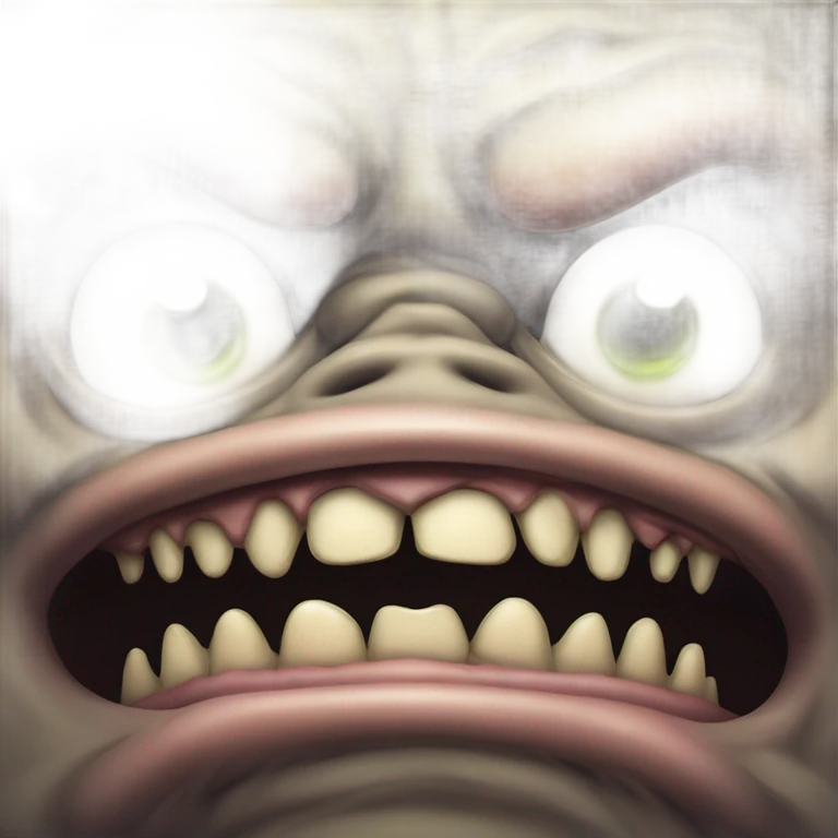 throat monster! emoji