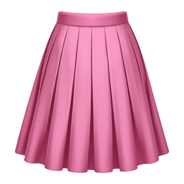 Pink skirt emoji