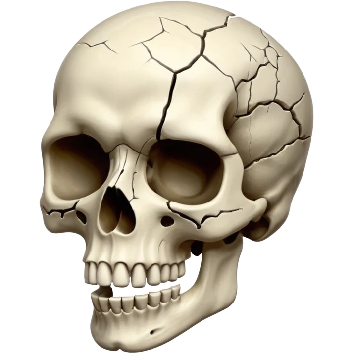 Mind blowing skull emoji