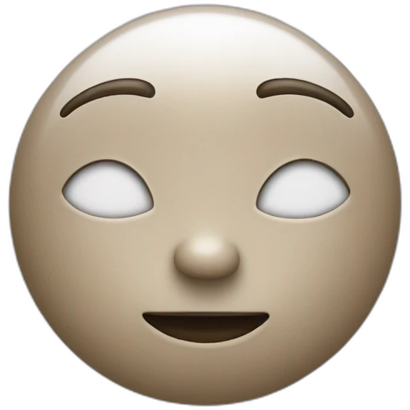 visage qui tient la nouvelle lune emoji