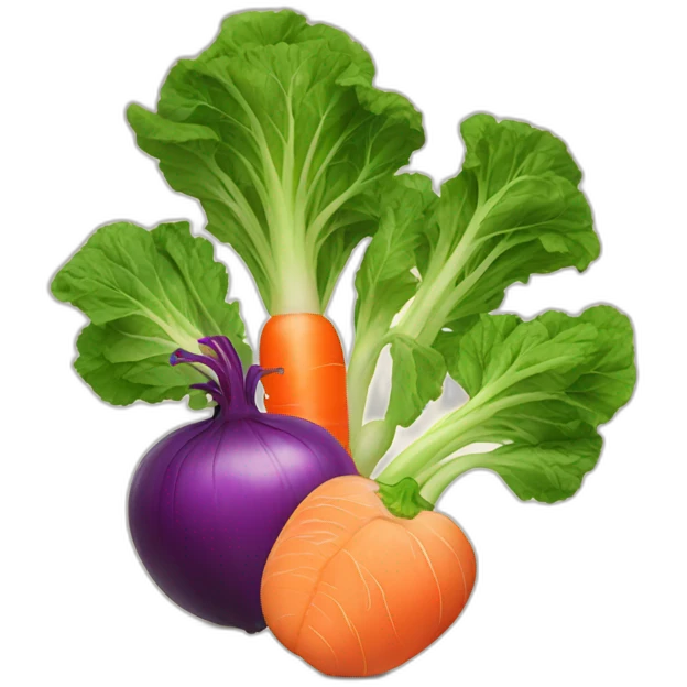 vegetable and proteins emoji