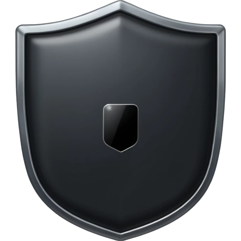 rectangular black shield emoji