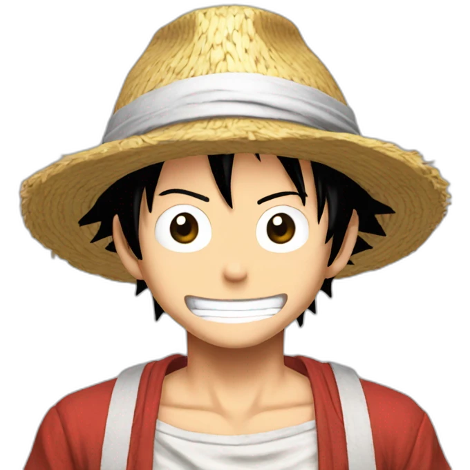 Luffy gire 5 emoji