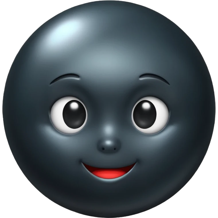 black pearl black colour solid black  emoji
