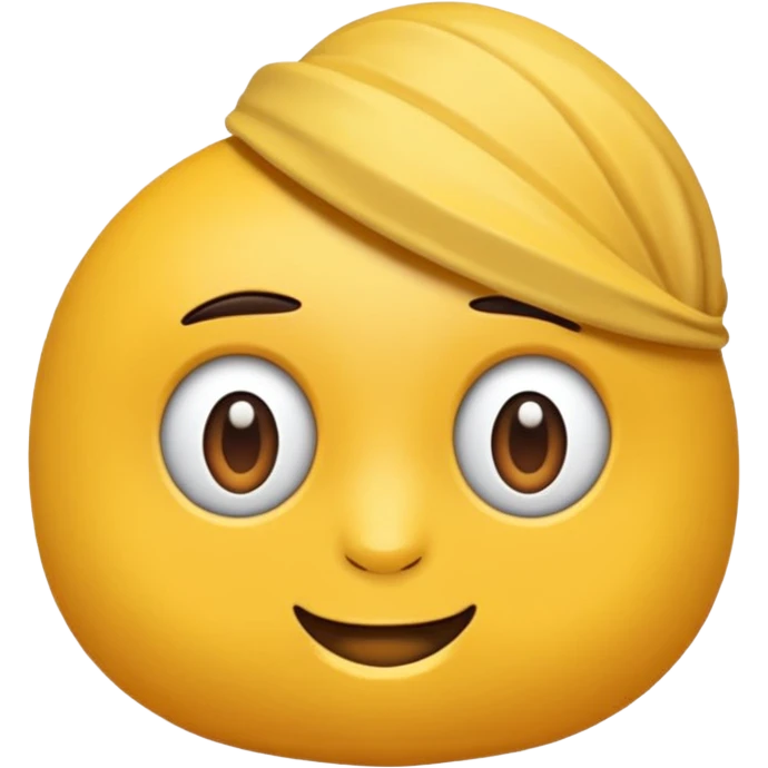 Строителньная каска белого цвета  emoji