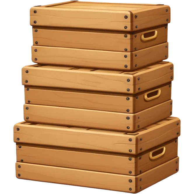 three boxes emoji