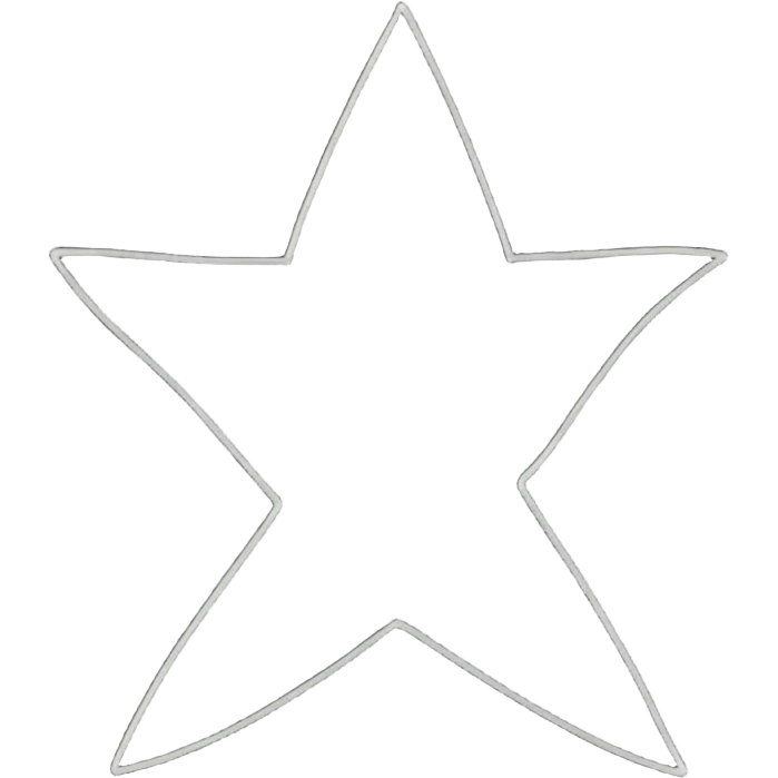 creative sparkle with different fabric patterns on each point, multi-textured star shape emoji
