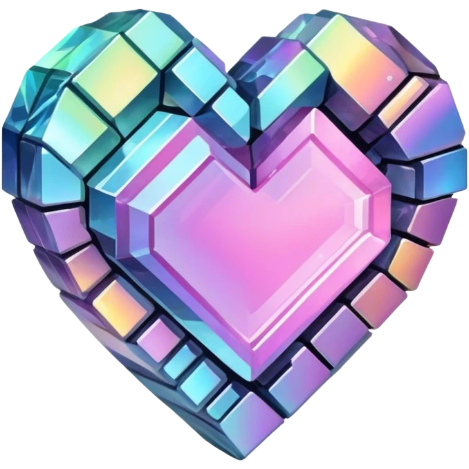 Bismuth heart emoji
