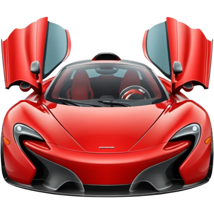 maak een auto en het is een mc laren emoji