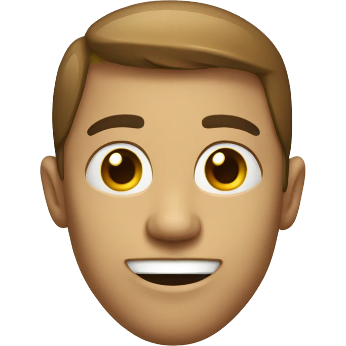 Visage avec une expression gêner  emoji