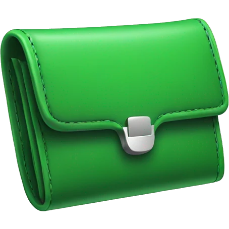 Green wallet emoji