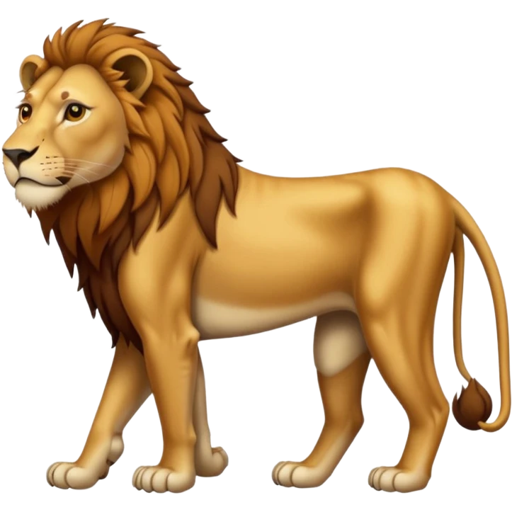 León desnutrido emoji