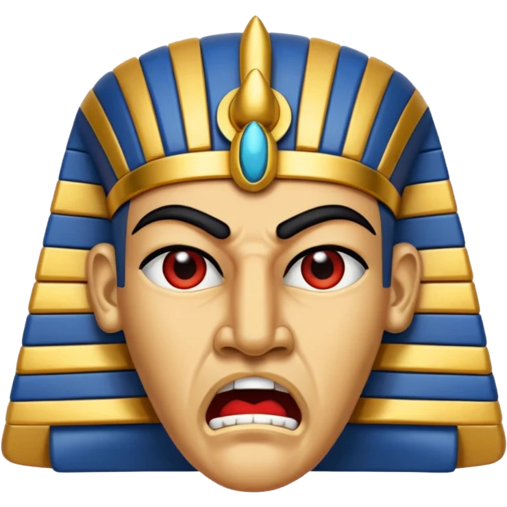 angry pharao emoji