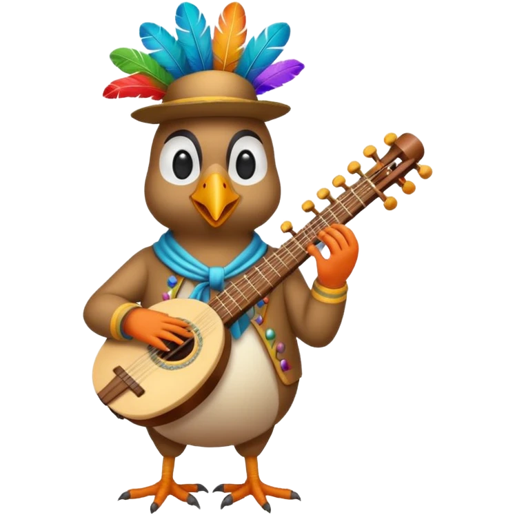 bird Musician emoji