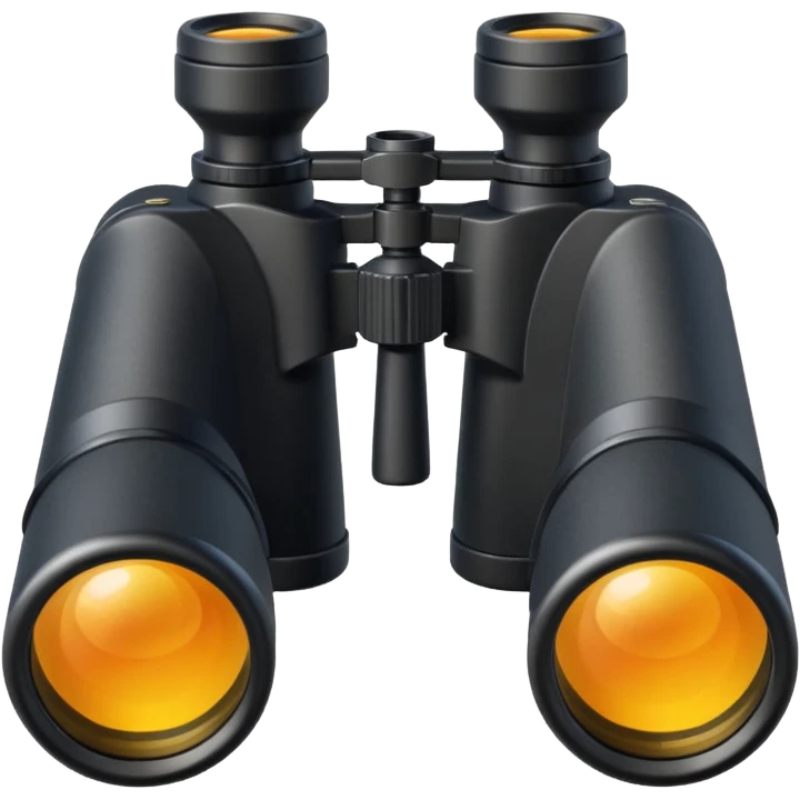 une paire de jumelles emoji