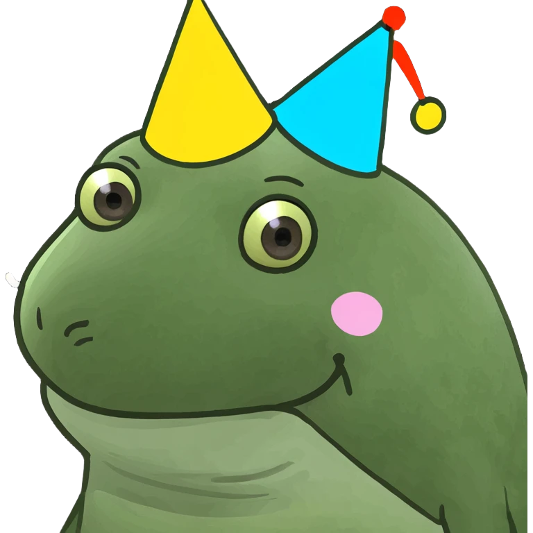 mole with party hat on emoji