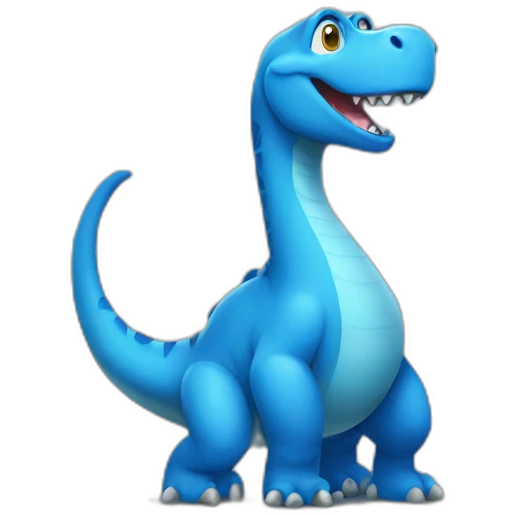blue dinosaur emoji