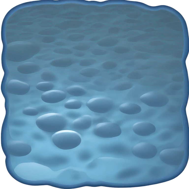 blue beautiful puddle emoji